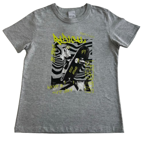 CAMISETA MANGA CURTA MALWEE TAMANHO 08