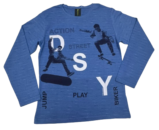 CAMISETA MANGA LONGA DESAYNER TAMANHO 10
