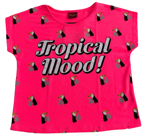 CROPPED AMORA TAMANHO 16                