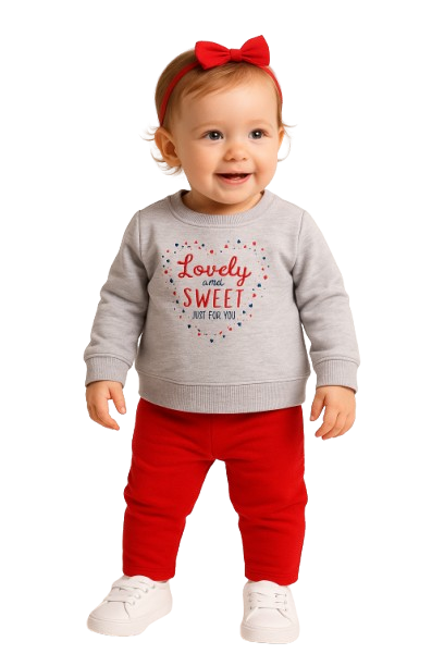 CONJUNTO INVERNO MALWEE MENINA TAMANHO 01