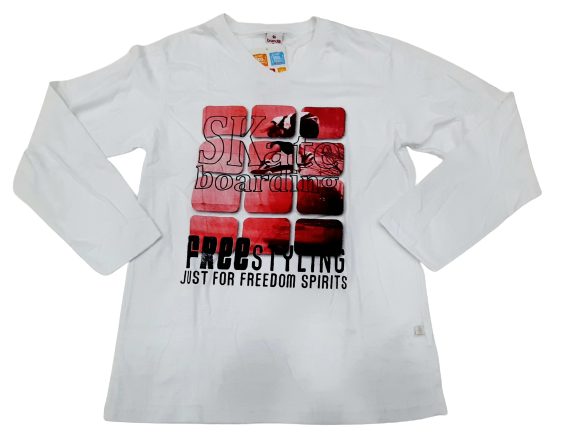 CAMISETA MANGA LONGA BRANDILI TAMANHO 14