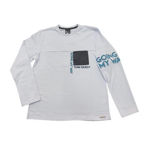 CAMISETA MANGA LONGA TOM QUEST TAMANHO 18