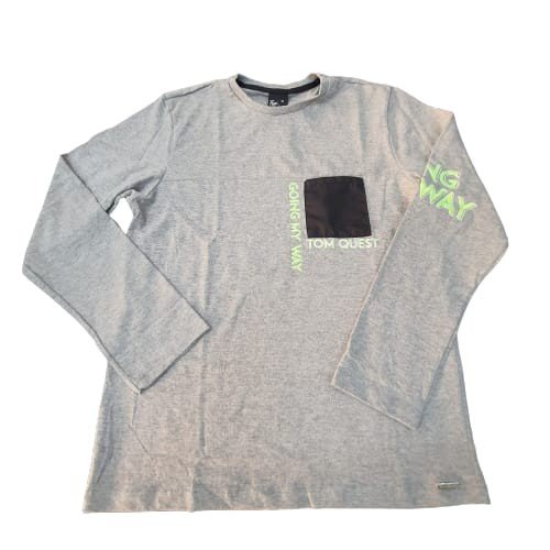 CAMISETA MANGA LONGA TOM QUEST TAMANHO 18