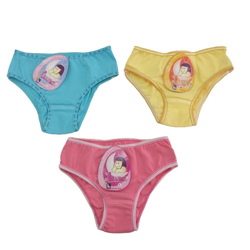 KIT DE 3 CALCINHAS LUNA LAMB TAMANHO 04