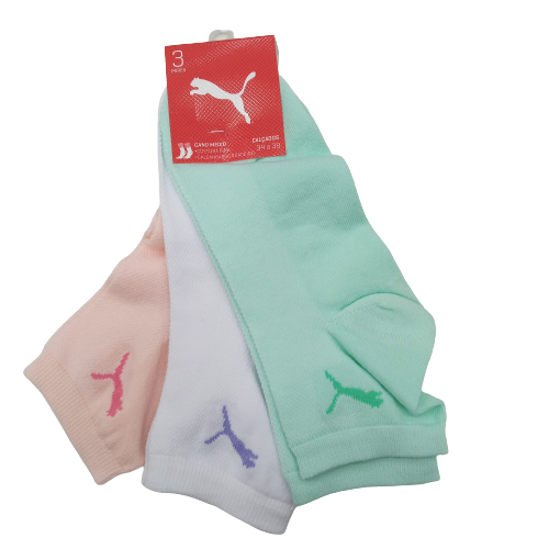 KIT DE 3 MEIAS CANO MÉDIO PUMA TAMANHO 34 AO 39