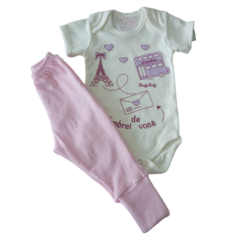 CONJUNTO BODY + MIJÃO TIMUFY MENINA TAMANHO G