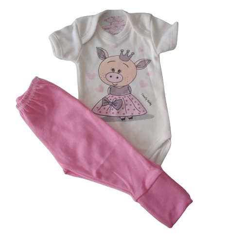 CONJUNTO BODY + MIJÃO TIMUFY MENINA TAMANHO RN