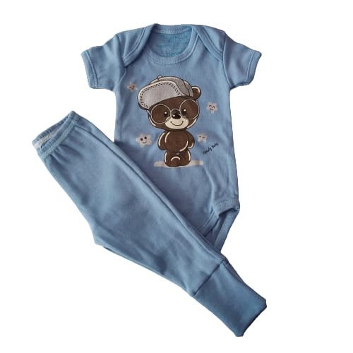 CONJUNTO BODY + MIJÃO TIMUFY MENINO TAMANHO M