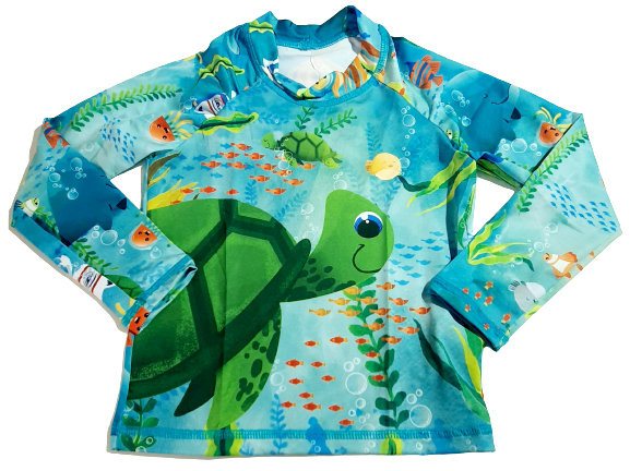 CAMISETA DE PRAIA, ELIAN, MANGA LONGA TAMANHO 01