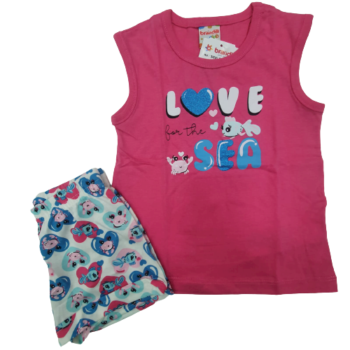 CONJUNTO VERÃO BRANDILI MENINA TAMANHO 02
