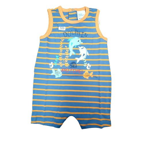 MACAQUINHO VERÃO MENINO BABY FASHION TAMANHO G