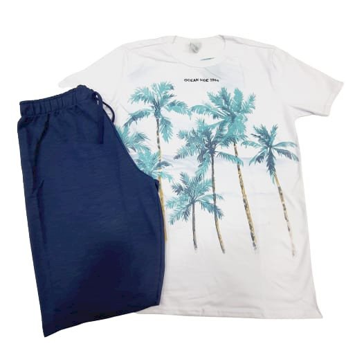 CONJUNTO VERÃO MALWEE KIDS MENINO TAMANHO 18