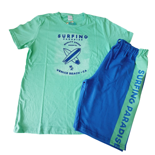 CONJUNTO VERÃO MALWEE KIDS MENINO TAMANHO 18