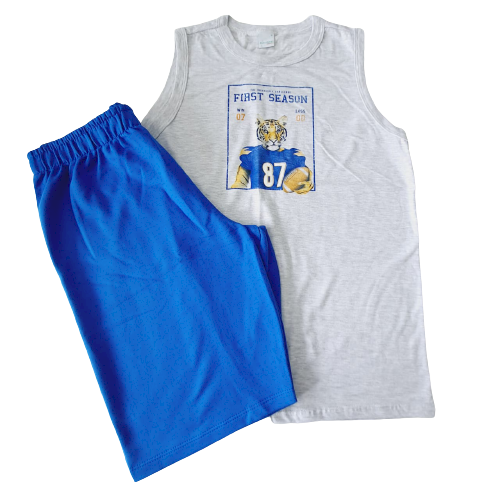 CONJUNTO VERÃO MALWEE KIDS MENINO TAMANHO 18