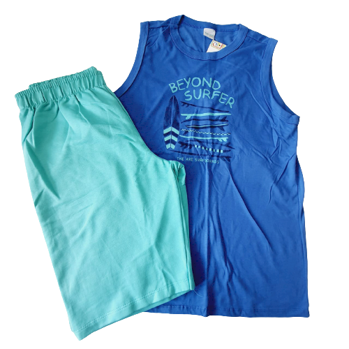 CONJUNTO VERÃO MALWEE KIDS MENINO TAMANHO 18