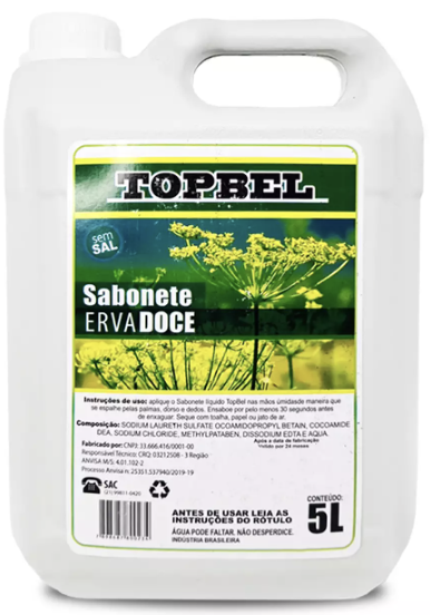 SABONETE ERVA DOCE 5L - TOPBEL
