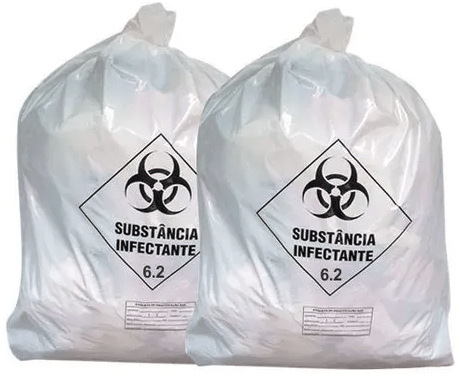 SACO DE LIXO TIPO INFECTANTE HOSPITALAR