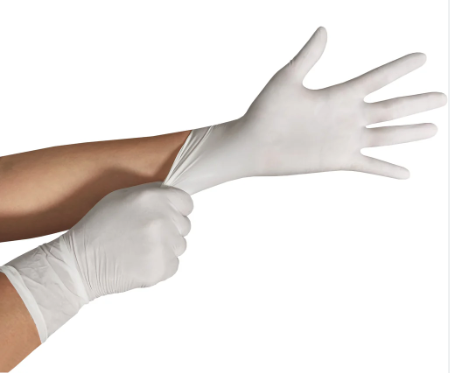 LUVA LATEX C/PO CX C/100