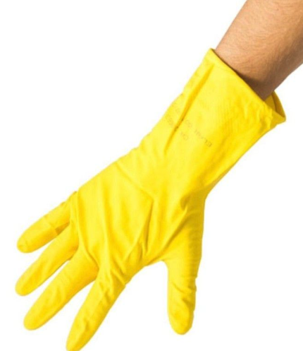 LUVA LATEX AMARELA PCT C/2