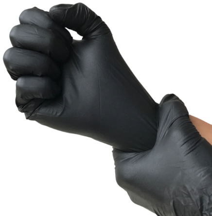 LUVA NITRILICA PRETA CX C/100