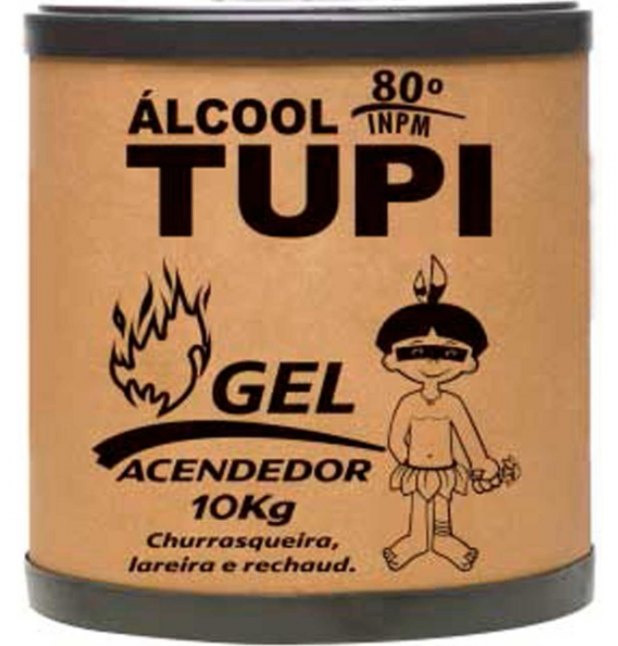 ALCOOL GEL BARRICA 10KG - TUPI