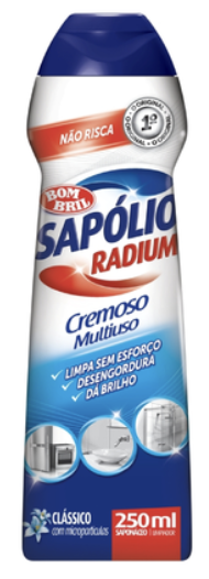 SAPÓLIO RADIUM CREMOSO 250ML - BOM BRIL
