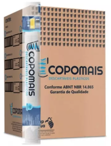 COPO DESCARTÁVEL PS 300ML - COPOMAIS