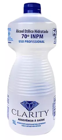 ALCOOL 70 LIQUIDO 1L - CLARITY