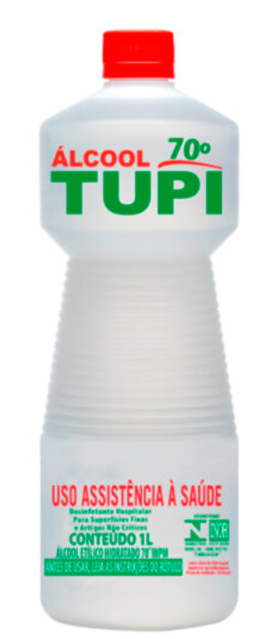 ALCOOL 70 LIQUIDO 1L - TUPI
