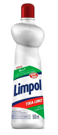 TIRA LIMO COM CLORO ATIVO 500ML - LIMPOL