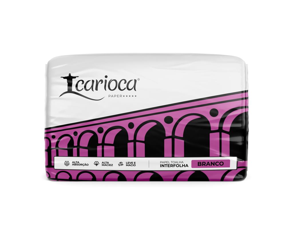 PAPEL TOALHA INTERFOLHA BRANCO - CARIOCA PAPER