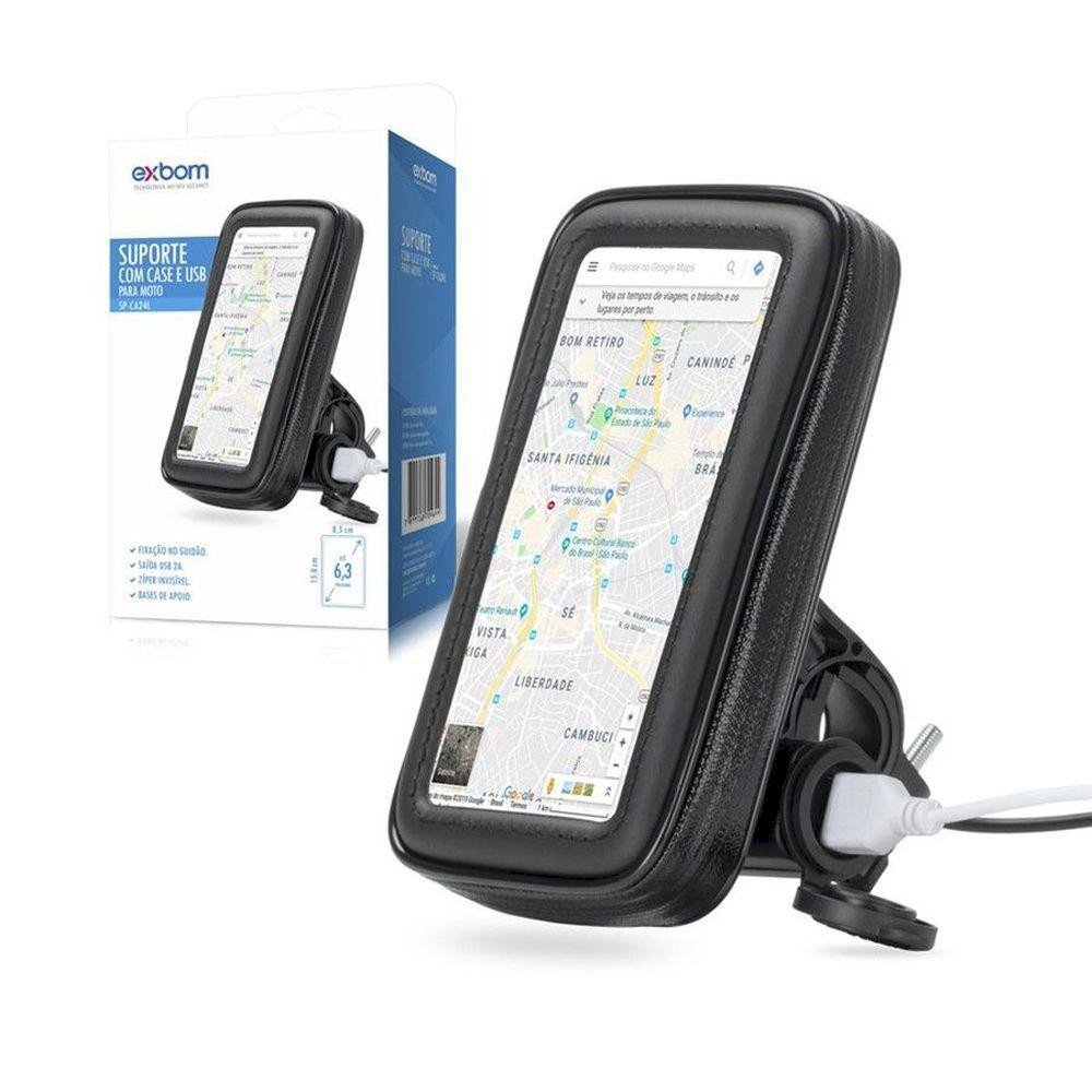 Suporte Exbom para Moto à prova d'água