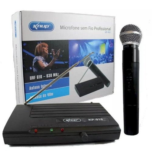 Microfone Profissional Knup KP-910