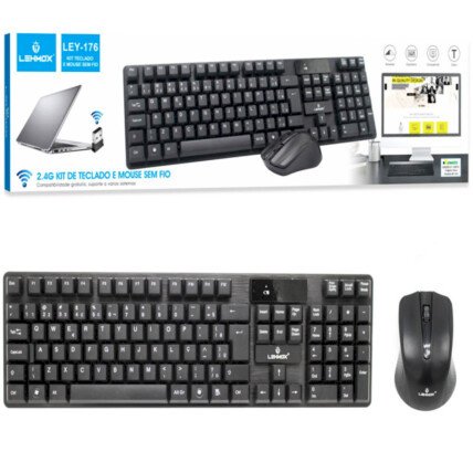 Kit Teclado e Mouse LEY-176