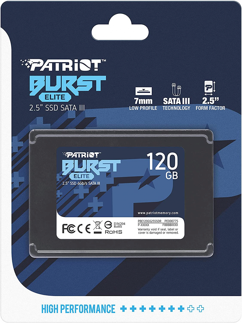 SSD 120GB Patriot Burst Elite