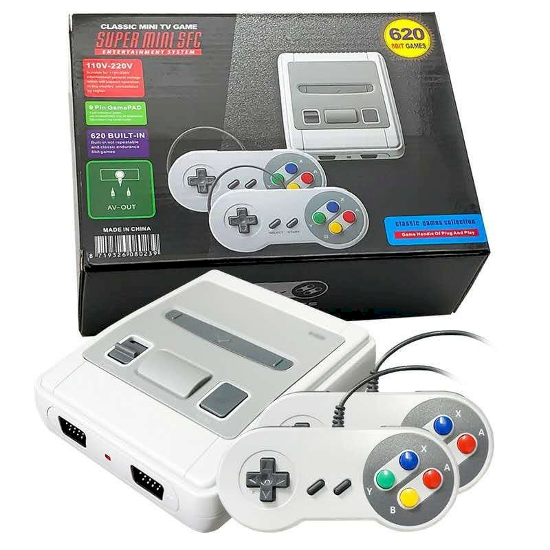 Mini Nintendo Clássico SFC 620 Jogos