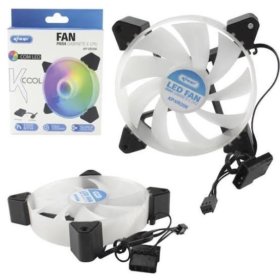 FAN Cooler RGB para gabinete Knup KP-VR306