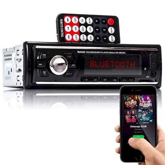 Som automotivo Bluetooth MP3 HW-26248A