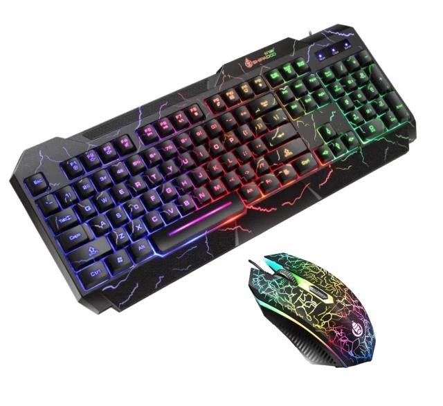 Kit Teclado e Mouse Gamer Yelandar KT-368