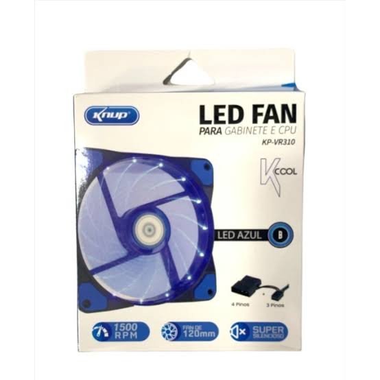 Fan Cooler Led Knup KP-VR310