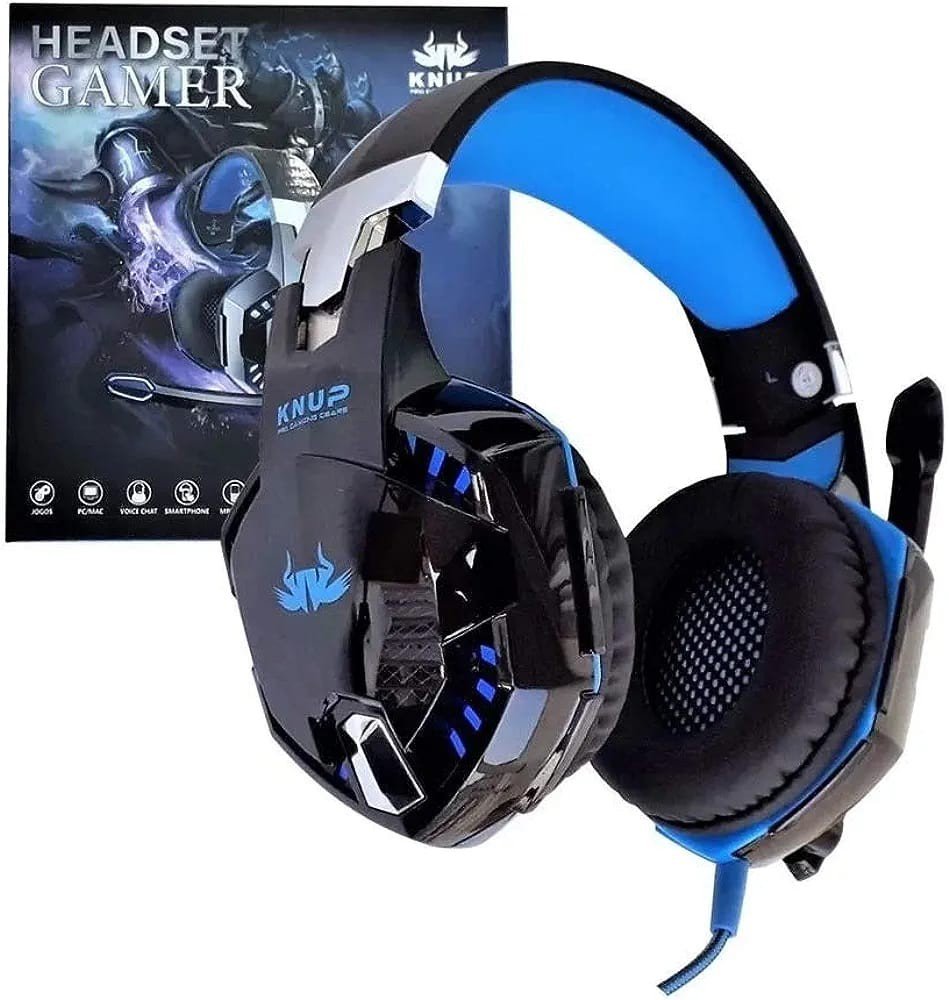 Fone Headset Gamer Knup KP-455A