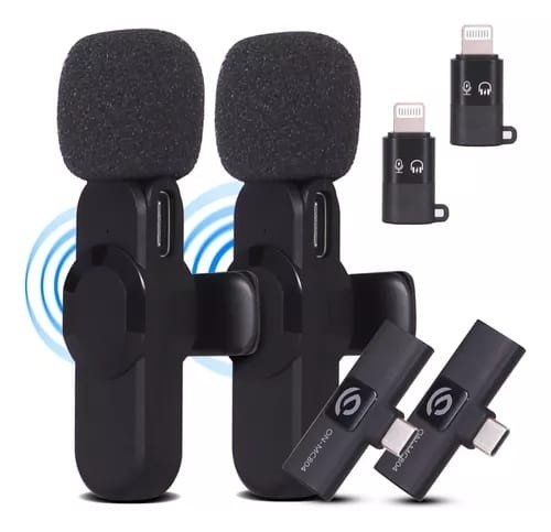 Kit Microfones Wireless Lapela Onistek MC812