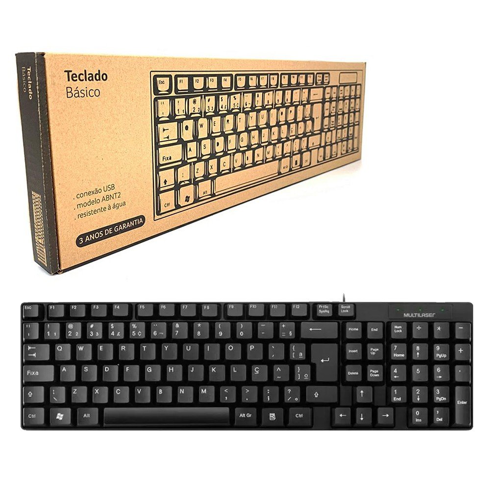 Teclado Slim USB Bulk TC193BU