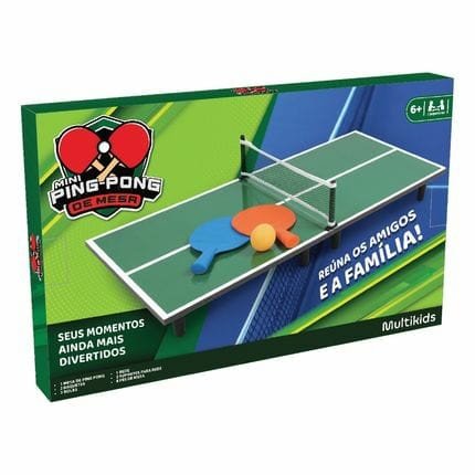 Jogo Mini Tênis de Mesa Multikids BR2071