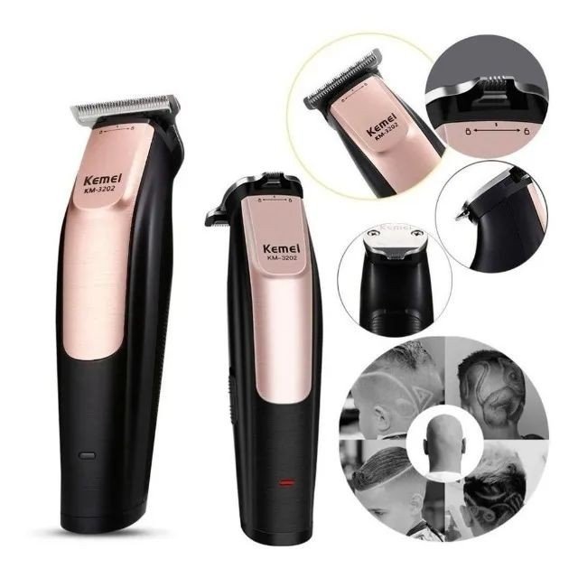 Máquina Profissional de Acabamento Kemei KM-3202