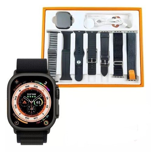 Smartwatch BW35 Pro 2 Mini Amoled NFC 7 Pulseiras