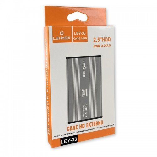 Case HD Externo Lehmox LEY-33 USB 2.0/3.0