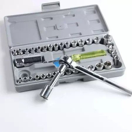 Kit de Chaves 40 Peças Socket One-X FR-3301