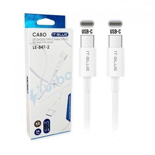 Cabo It.Blue 2m Tipo C Para Tipo C LE-847-2