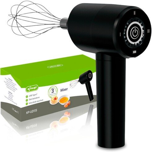 Batedor de Ovos Eletrônico Recarregável Knup KP-UD115